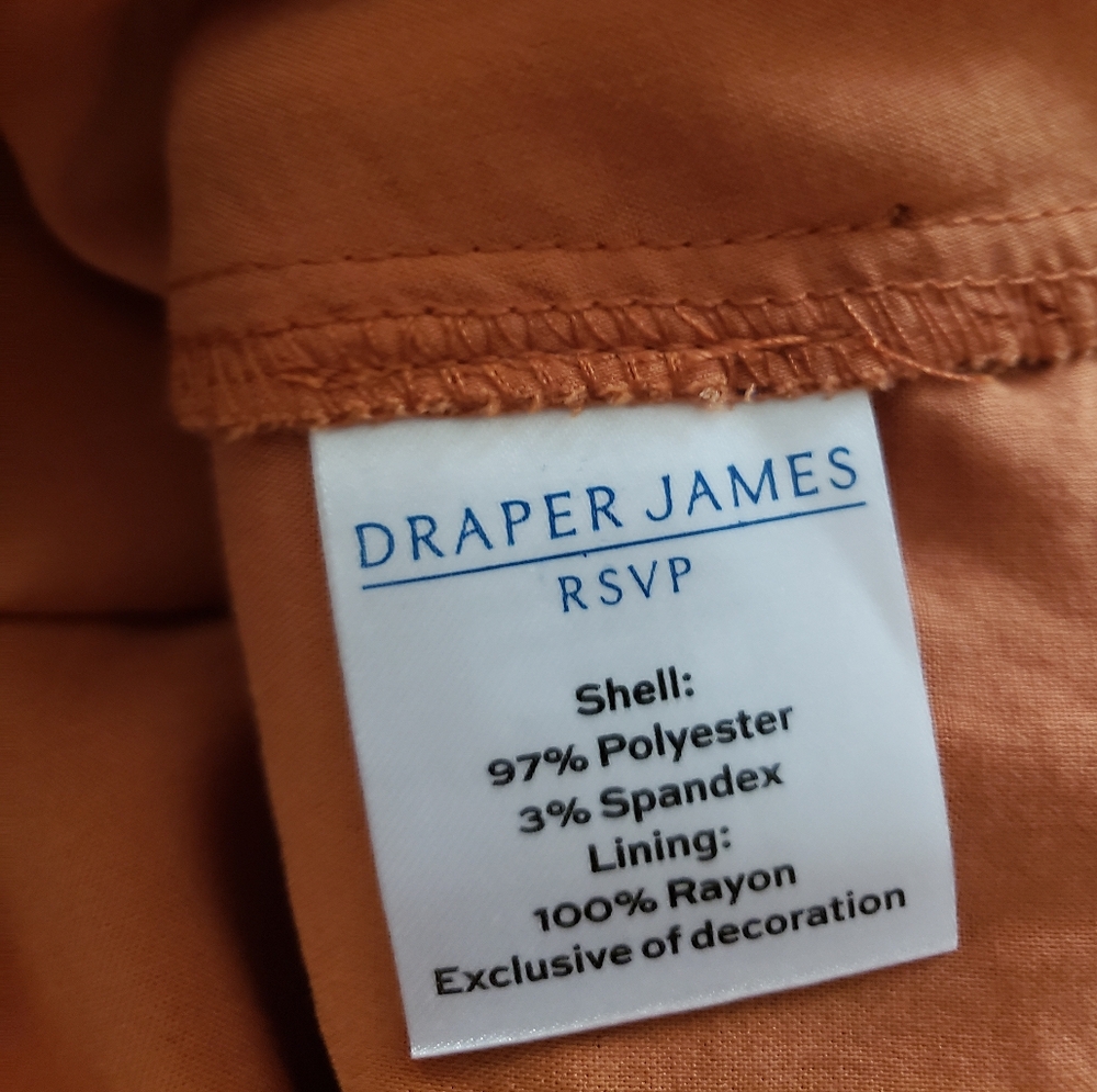 Draper James Brown and Blue Long Sleeve Sundress - Picture 10 of 11